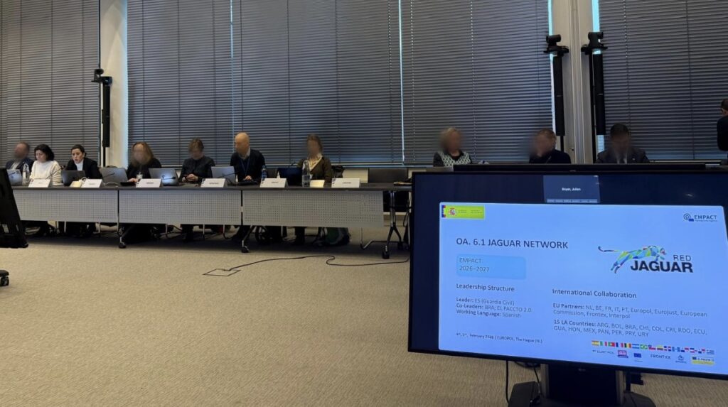 La Red Jaguar, presente en Europol durante los diálogos estratégicos del EMPACT Kick-off Meeting